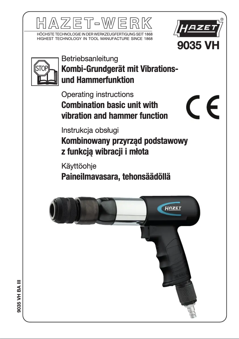 Page n°1 - Manuel utilisateur Hazet 9035H/6
