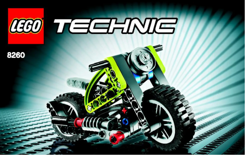 Page 1 de la notice Manuel utilisateur Lego Technic 8260