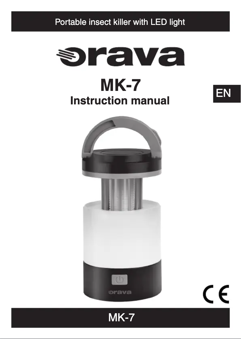 Image de la première page du manuel de l'appareil MK-7