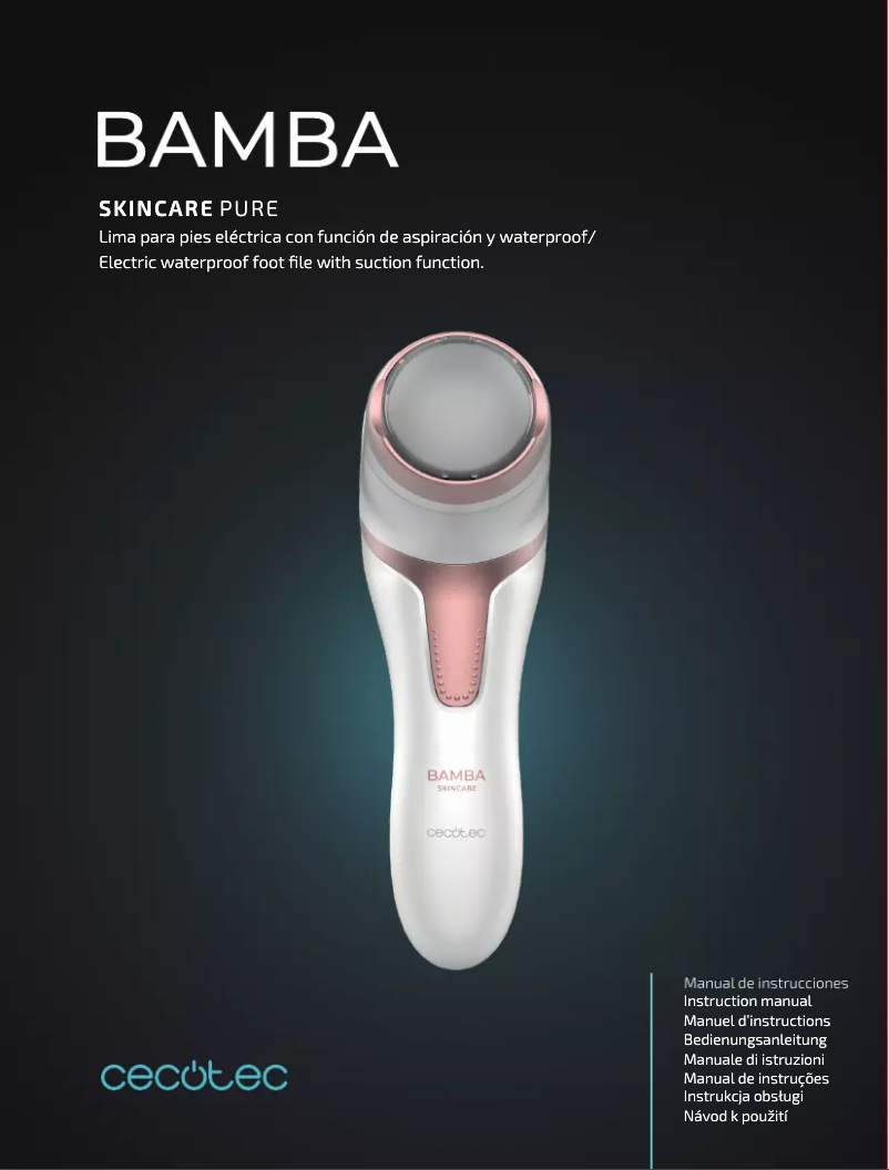 Page n°1 - Manuel utilisateur Cecotec Bamba SkinCare Pure