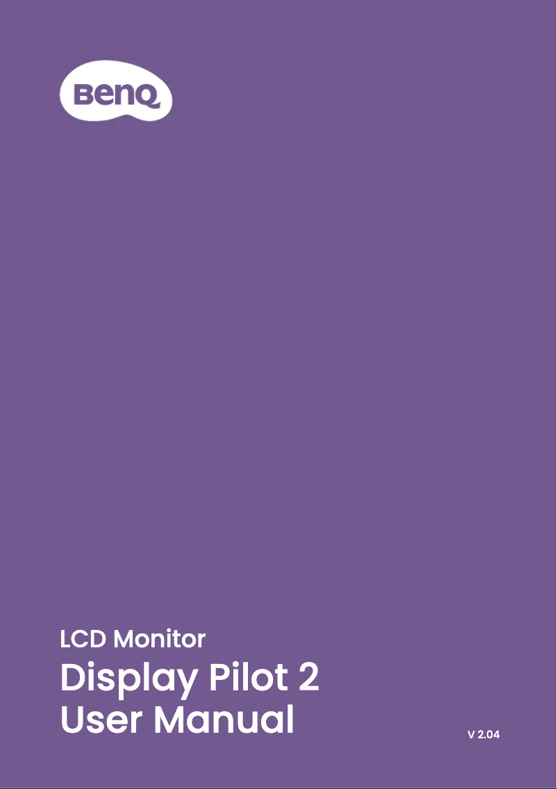 Page 1 de la notice Manuel utilisateur BenQ MA320U