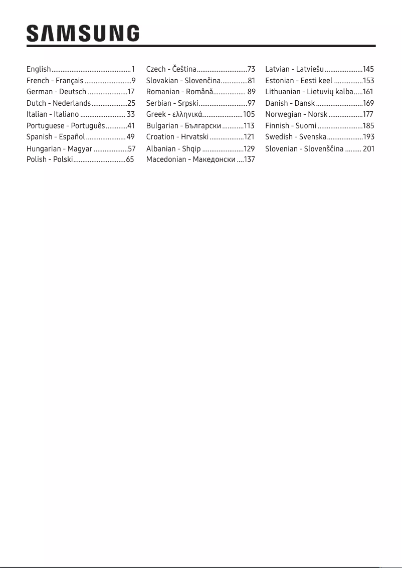 Image de la première page du manuel de l'appareil RB29FSRNDBC