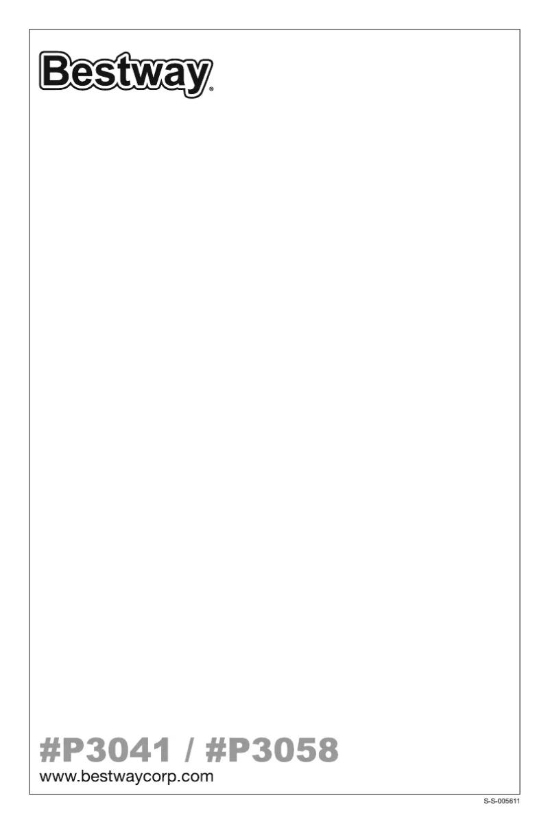 Page n°1 - Manuel utilisateur Bestway 69011