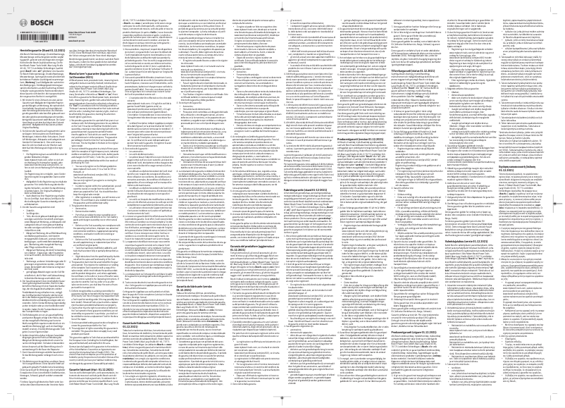 Image de la première page du manuel de l'appareil GBA 36 V Professional