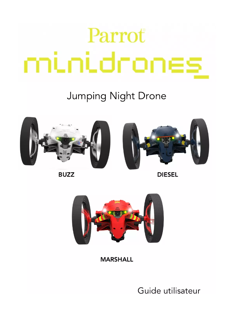 Page 1 de la notice Manuel utilisateur Parrot Jumping Max