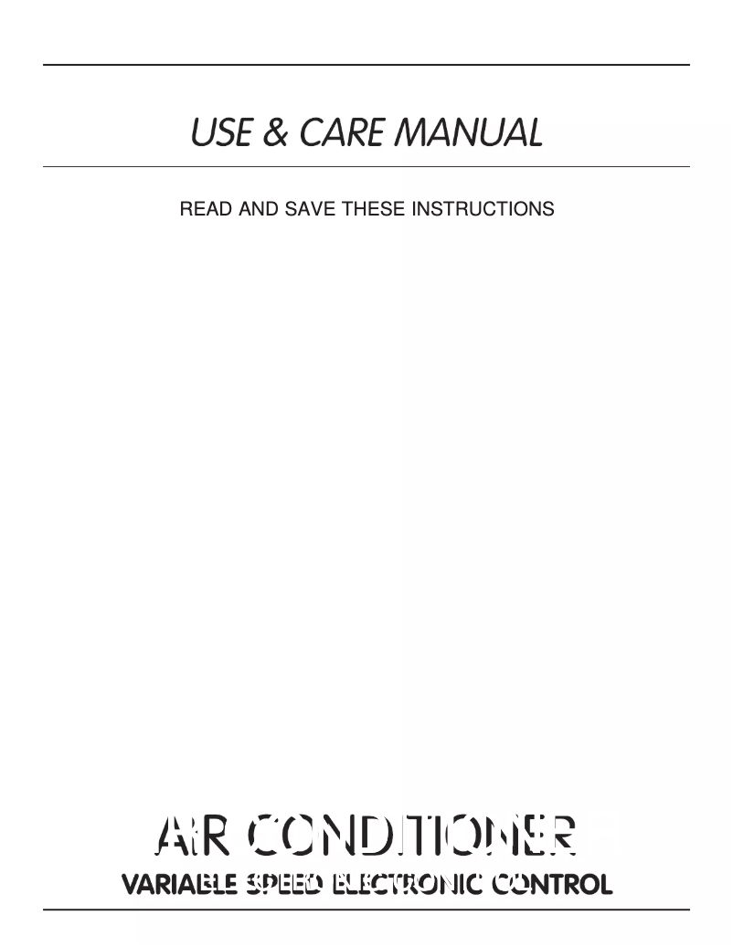 Page n°1 - Manuel utilisateur Frigidaire FFRA102WAE