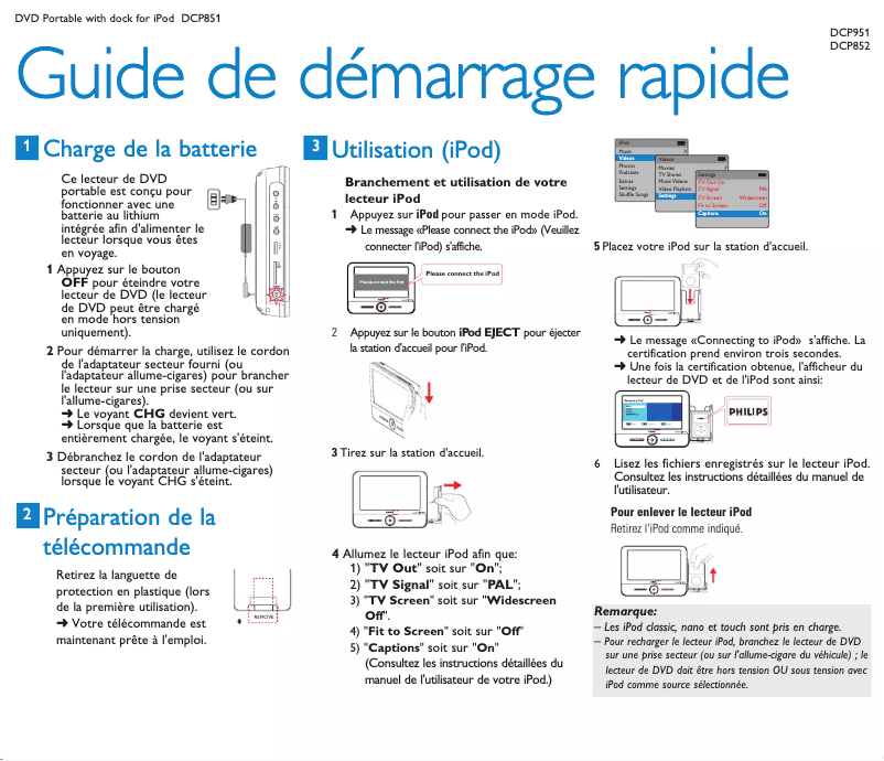 Imagen de la primera página del manual del dispositivo DCP951