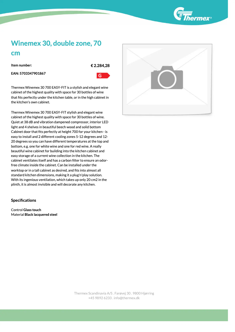 Imagen de la primera página del manual del dispositivo Winemex 30