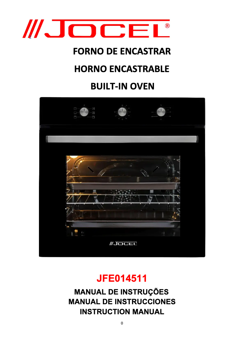 Page 1 de la notice Manuel utilisateur Jocel JFE014511