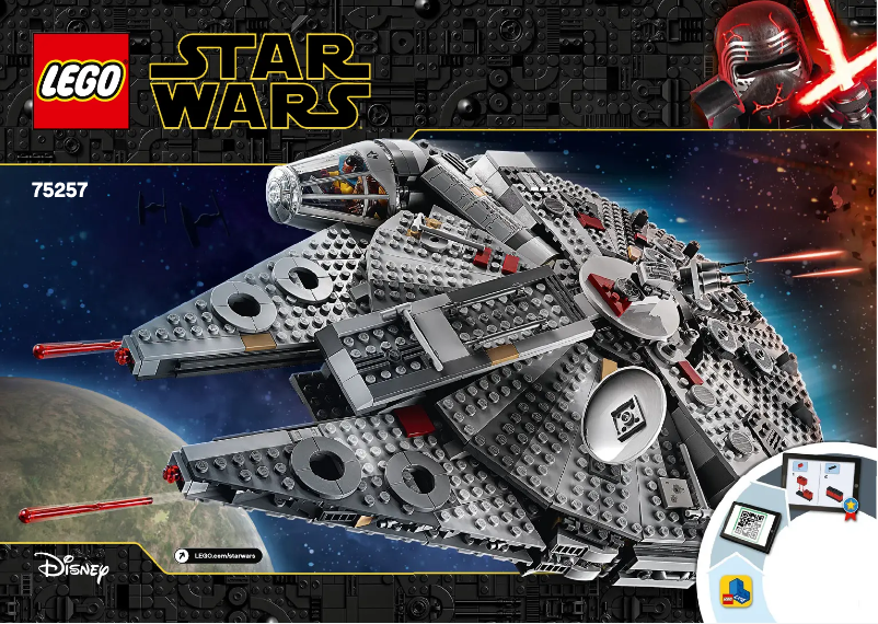 Page n°1 - Consignes visuelles Lego Star Wars 75257