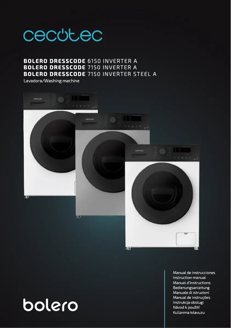 Page 1 de la notice Manuel utilisateur Cecotec Bolero DressCode 6150