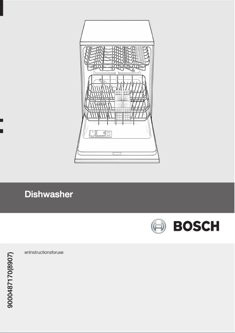 Page 1 de la notice Manuel utilisateur Bosch SGS46E08TR