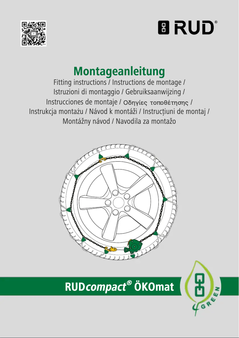 Page 1 de la notice Manuel utilisateur RUD RUDcompact ÖKOmat E130