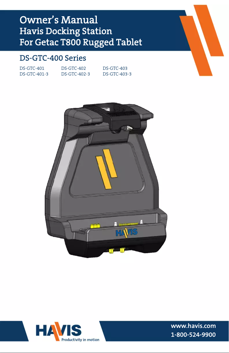 Image de la première page du manuel de l'appareil DS-GTC-402