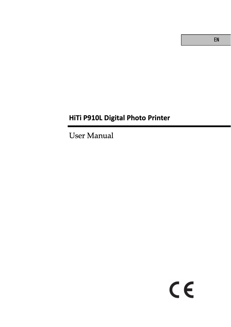 Page 1 de la notice Manuel utilisateur HiTi P910L