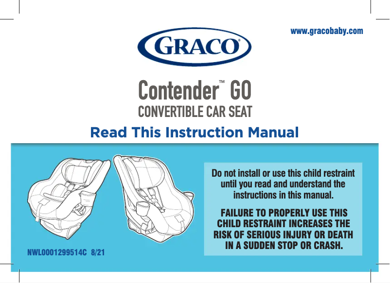 Page 1 de la notice Manuel utilisateur Graco Contender GO