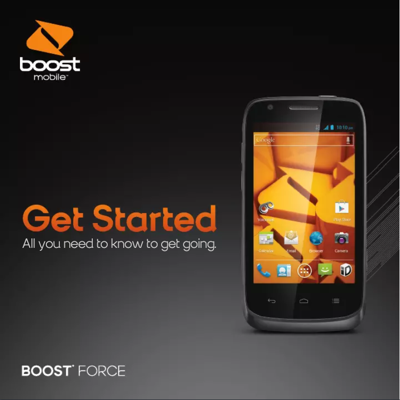 Page n°1 - Manuel utilisateur ZTE Boost Force