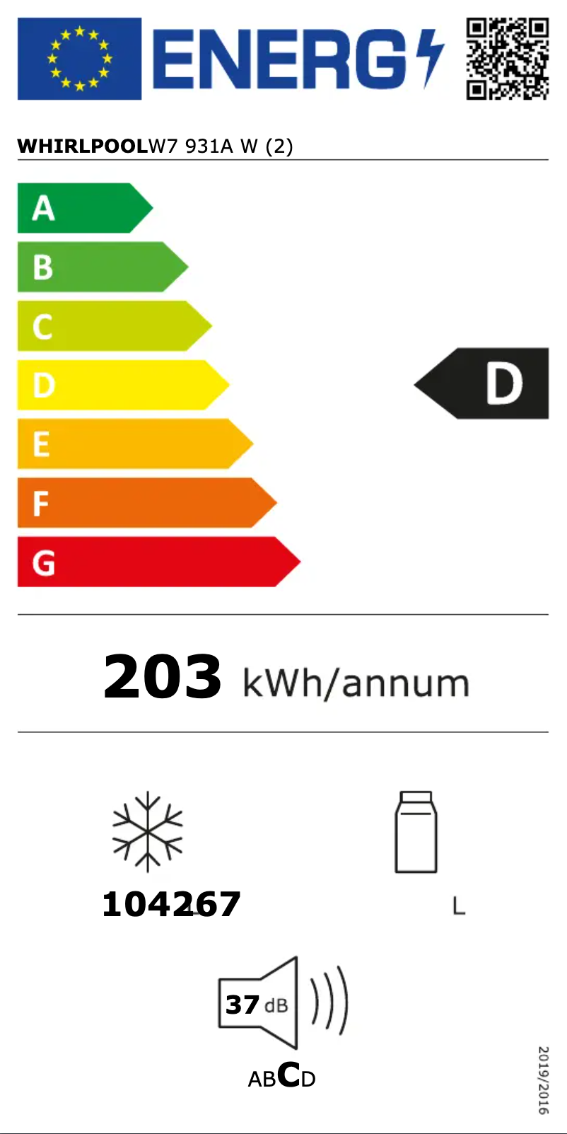 Image de la première page du manuel de l'appareil W7 931A W
