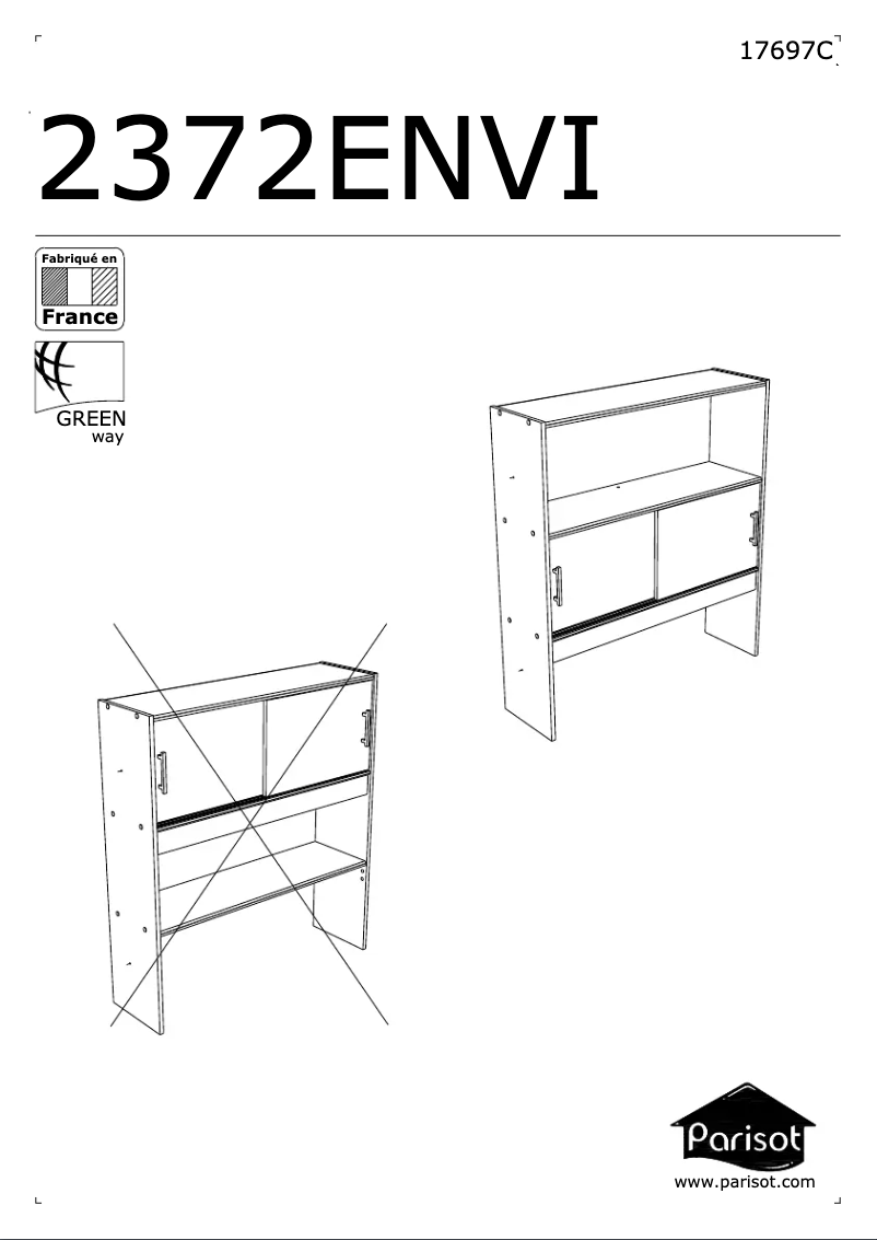 Page n°1 - Manuel utilisateur Parisot Snoop 2372ENVI