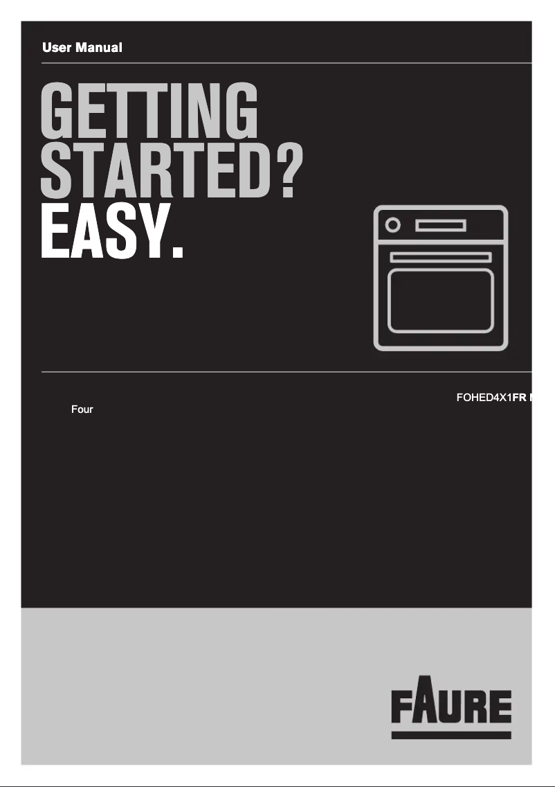 Page 1 de la notice Manuel utilisateur Electrolux FOHED4X1