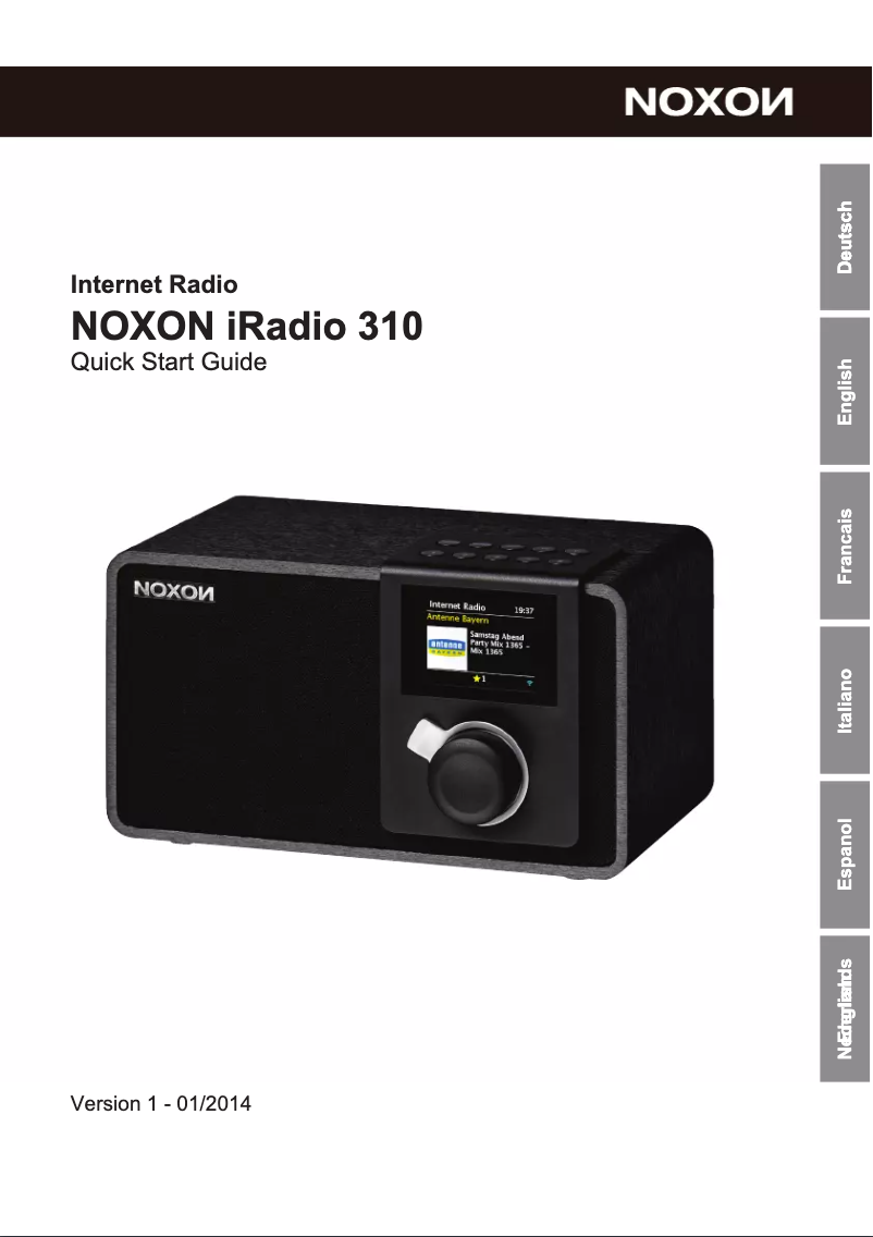 Página 1 del manual Manual de usuario Noxon iRadio 310