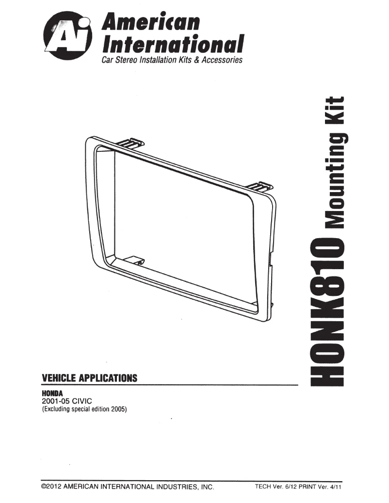 Page n°1 - Manuel utilisateur American International HONK810