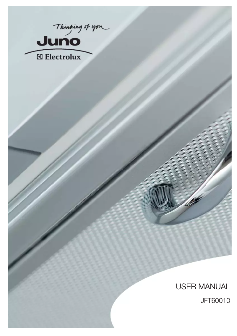 Page n°1 - Manuel utilisateur Juno Electrolux JFT60010X