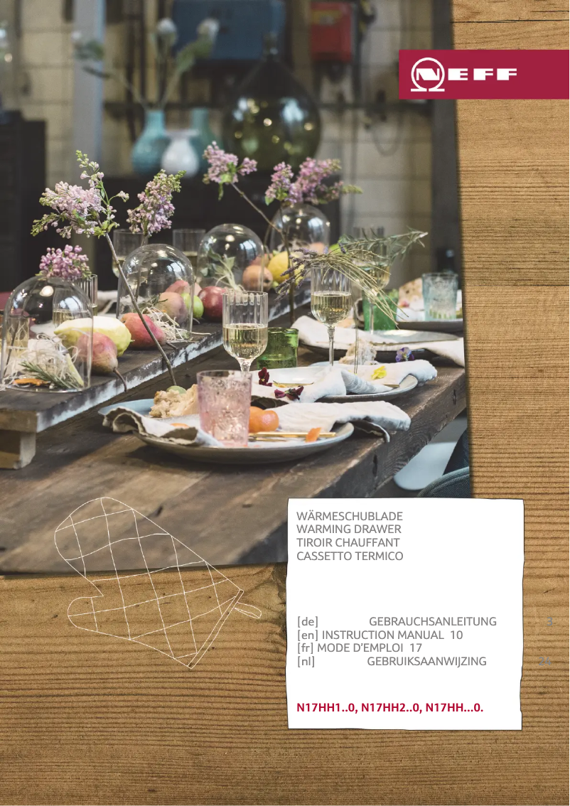 Image de la première page du manuel de l'appareil N17HH10G0