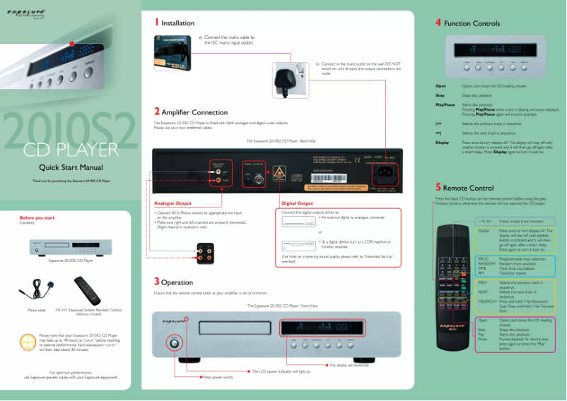 Image de la première page du manuel de l'appareil 2010s2