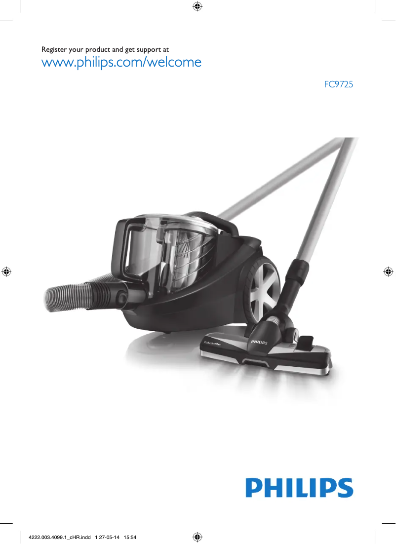 Página 1 del manual Manual de usuario Philips PowerPro Expert FC9725