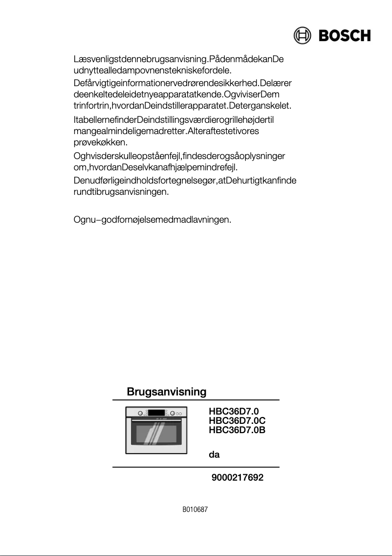 Imagen de la primera página del manual del dispositivo HBC36D750