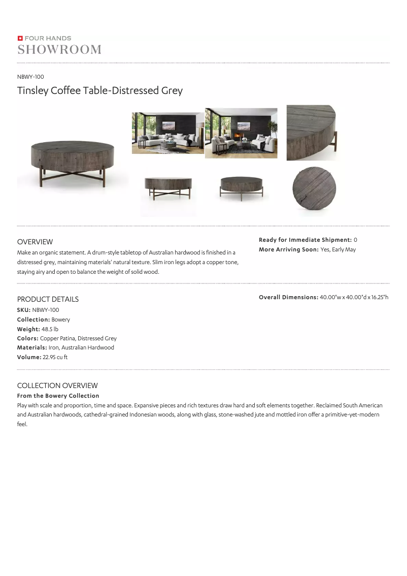 Page 1 de la notice Manuel utilisateur Four Hands NBWY-100