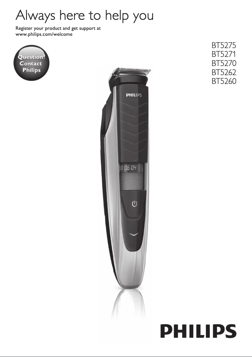 Page 1 de la notice Manuel utilisateur Philips Series 5000 BT5262