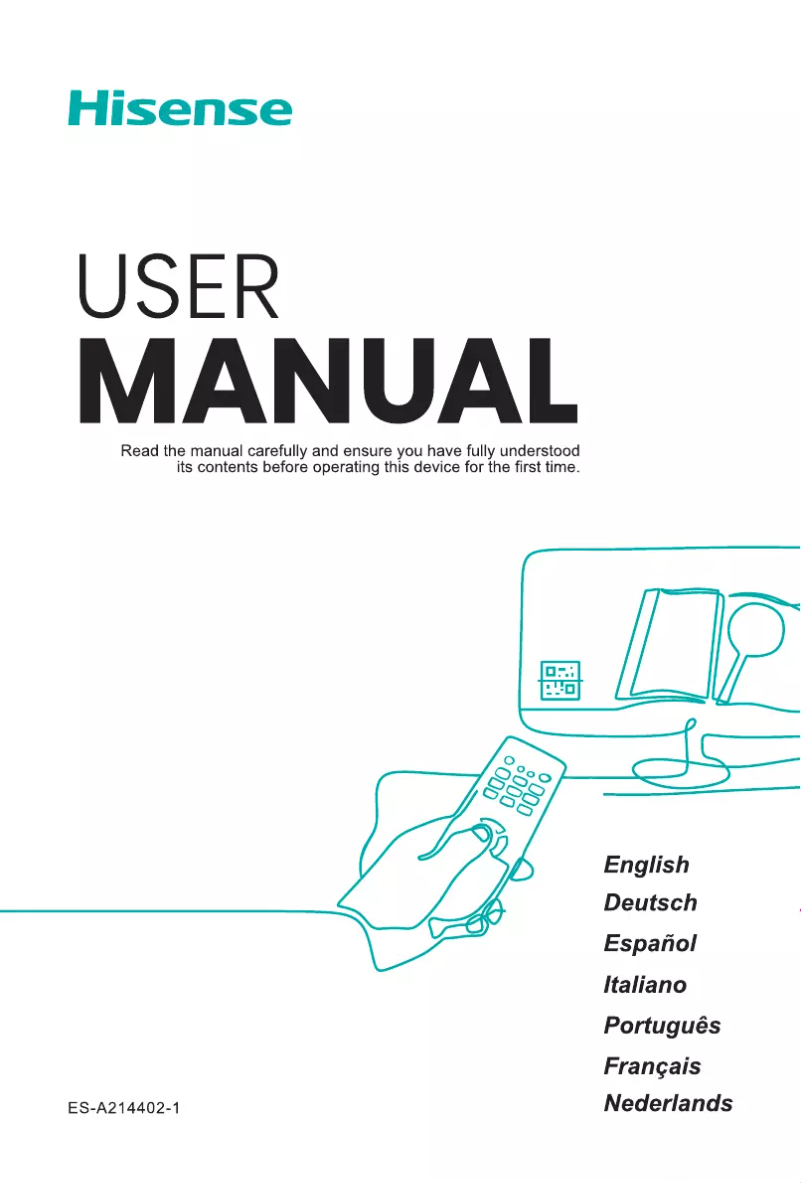 Page 1 de la notice Manuel utilisateur Hisense U71HQ