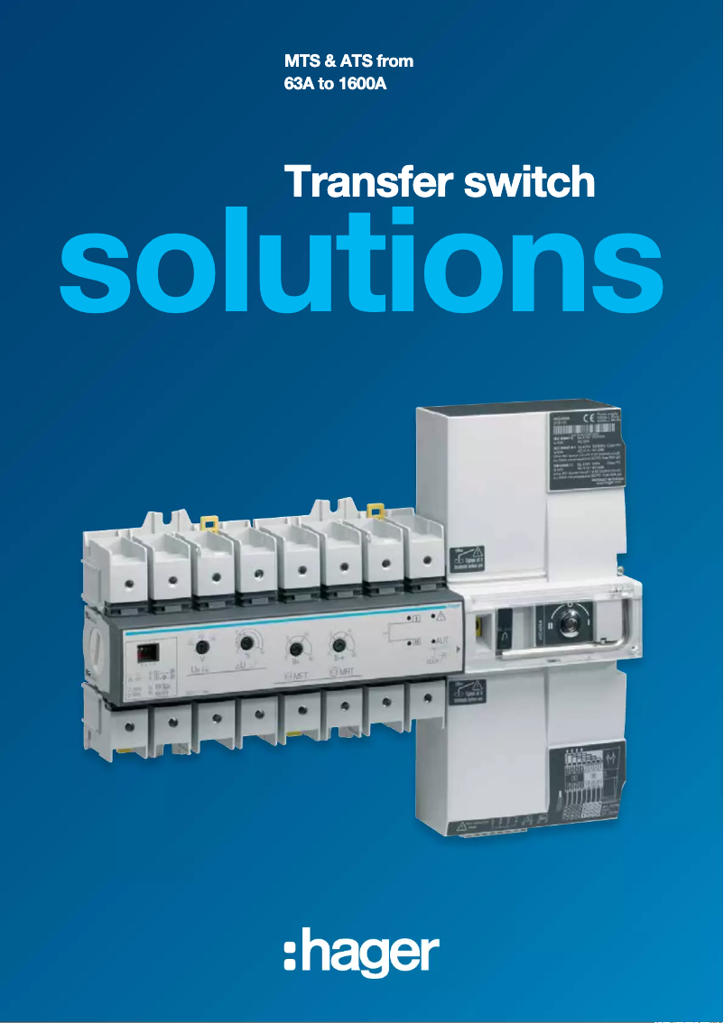 Page n°1 - Brochure Hager HIC440G