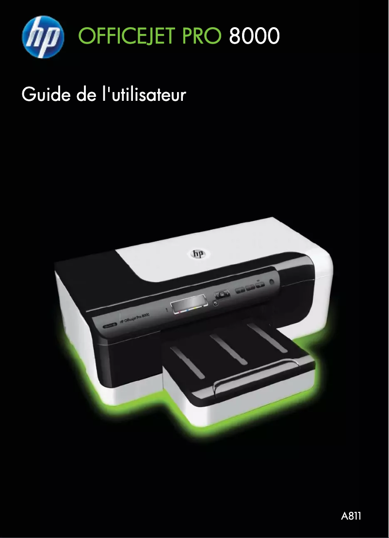 Page 1 de la notice Manuel utilisateur HP Officejet Pro 8000 Enterprise