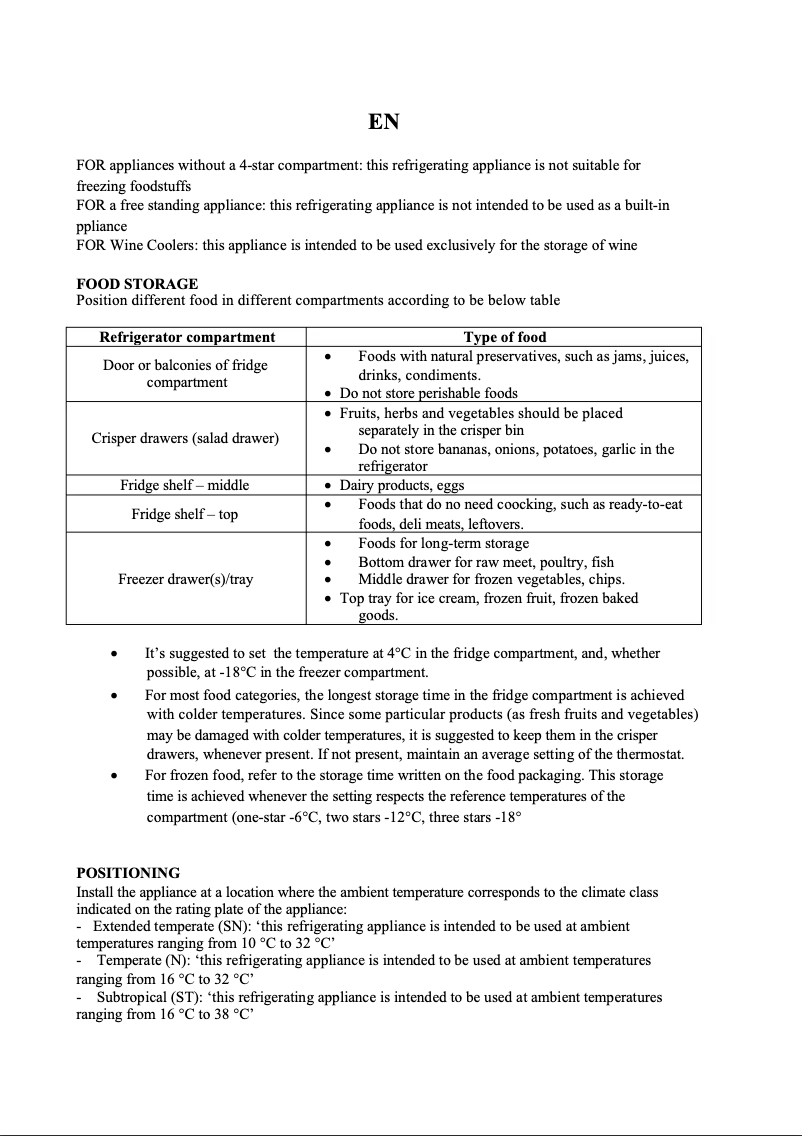 Page 1 de la notice Manuel utilisateur Haier HFE 172 NF DE