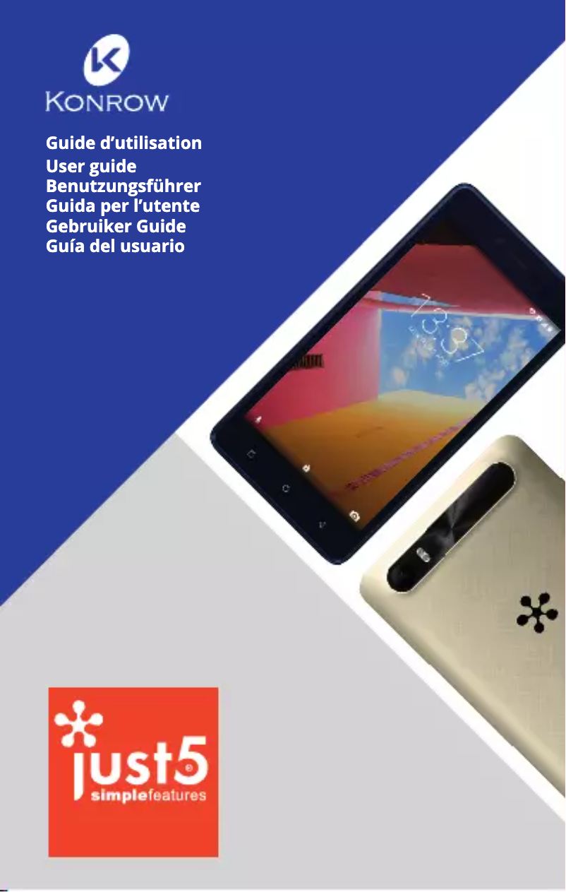 Image de la première page du manuel de l'appareil Just 5