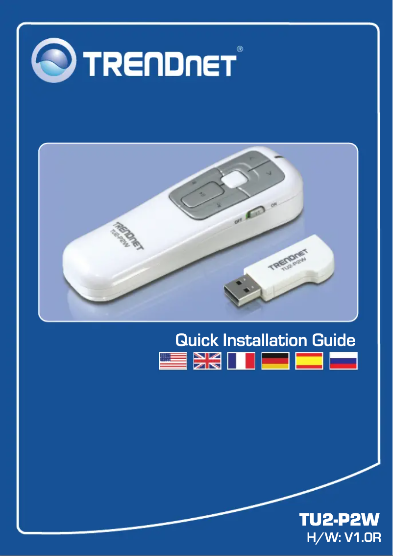 Page 1 de la notice Manuel utilisateur TRENDnet TU2-P2W