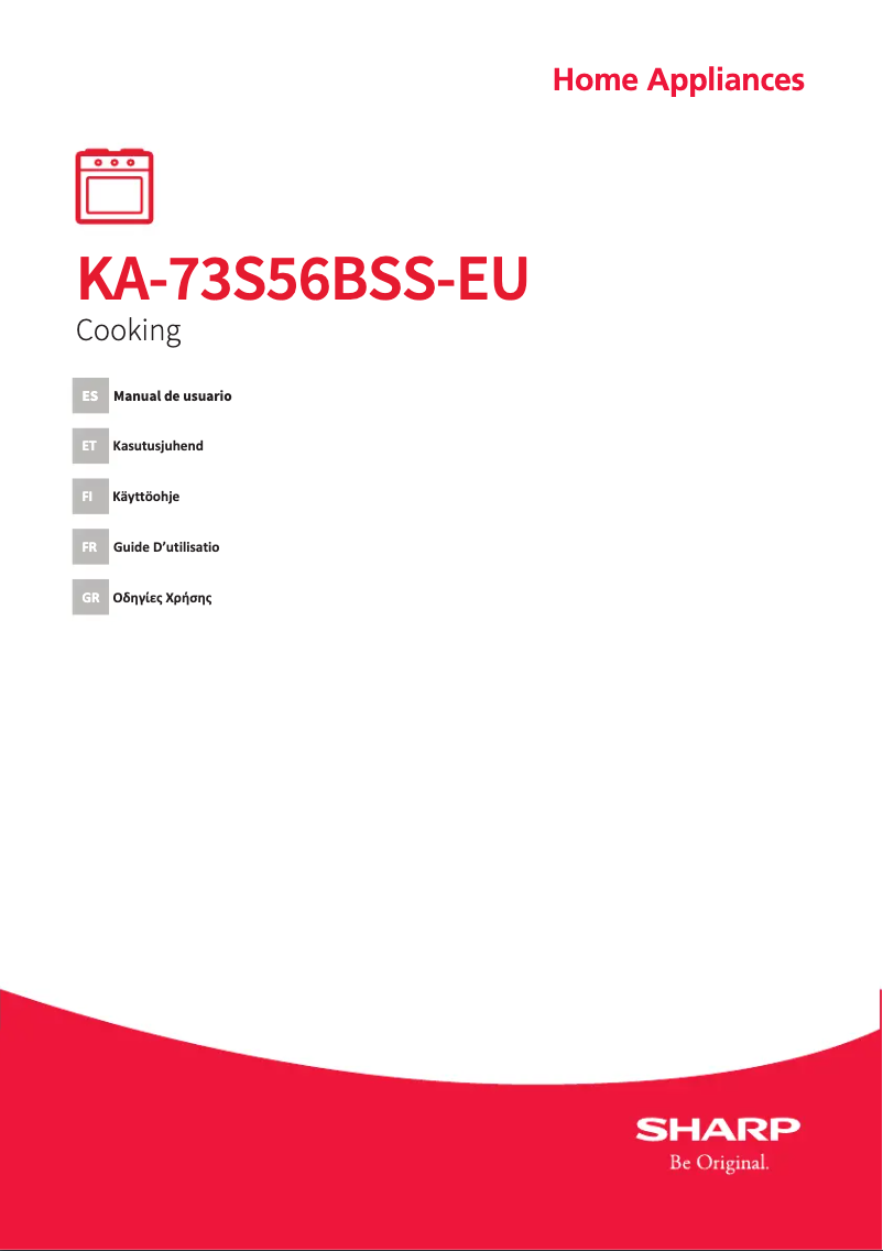 Page n°1 - Manuel utilisateur Sharp KA73S56BSSEU