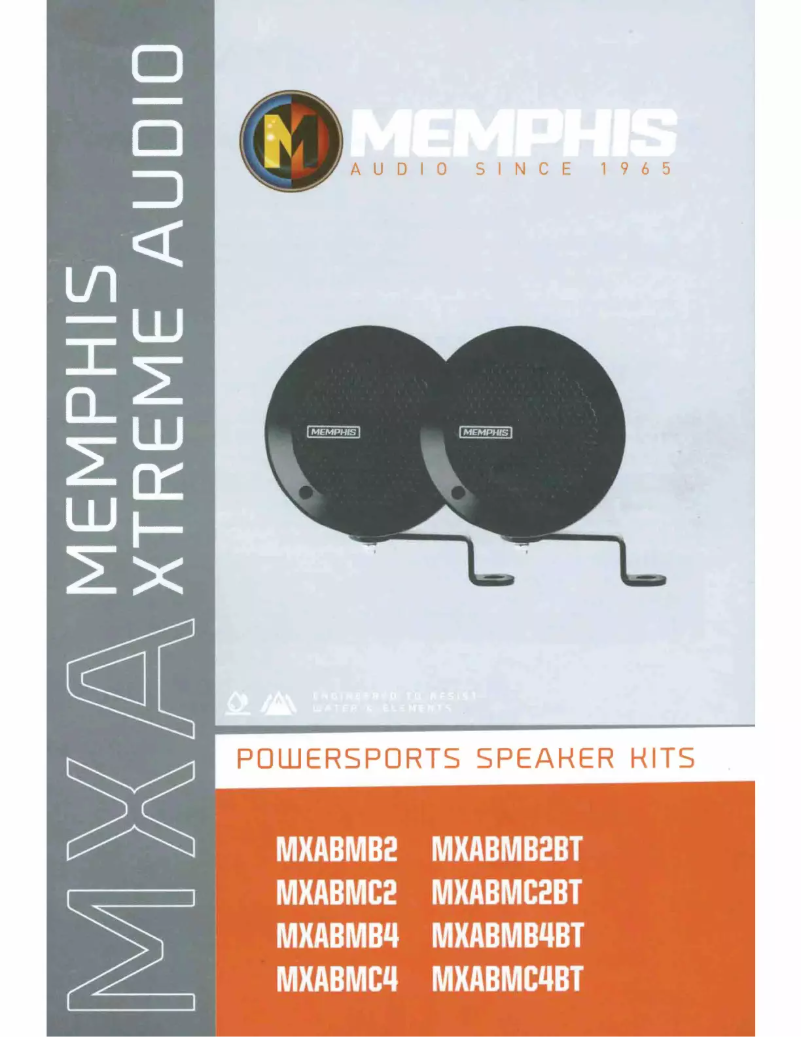 Page n°1 - Manuel utilisateur Memphis Audio MXABMC2BT