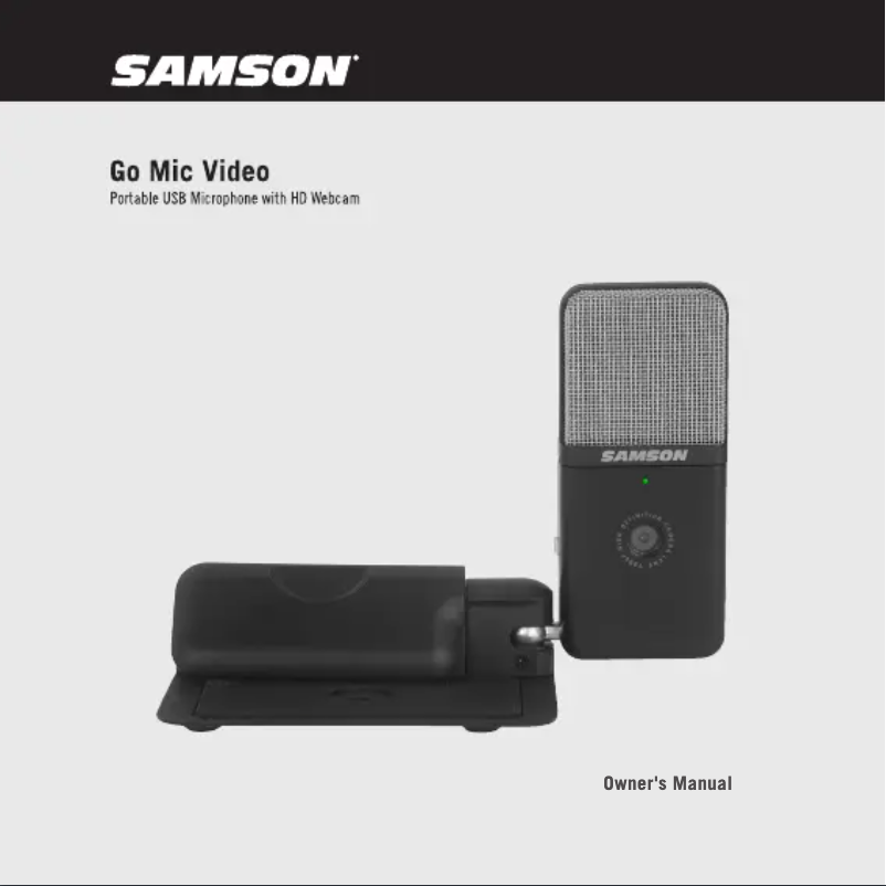 Página 1 del manual Manual de usuario Samson Go Mic Video