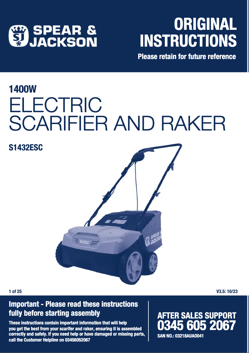 Imagen de la primera página del manual del dispositivo S1432ESC