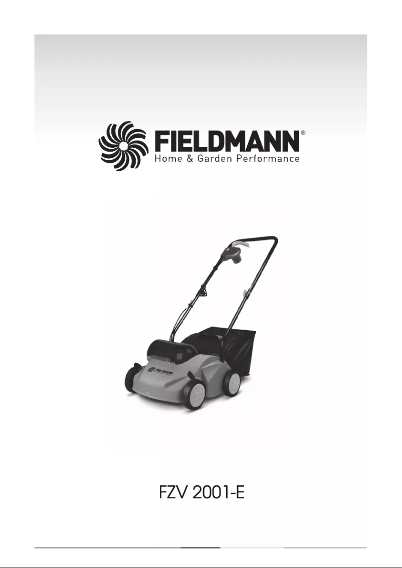 Page n°1 - Manuel utilisateur Fieldmann FZV 2001-E