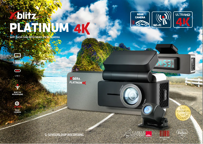 Page n°1 - Fiche technique Xblitz Platinum 4K
