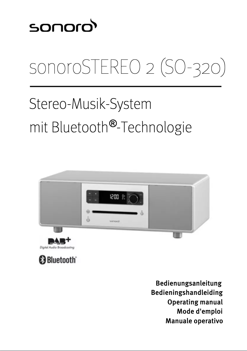 Page n°1 - Manuel utilisateur Sonoro Stereo 2