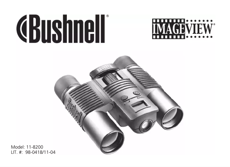 Page n°1 - Manuel utilisateur Bushnell Imageview 118200