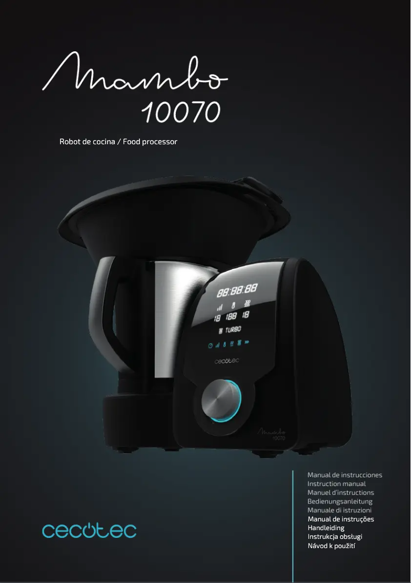 Image de la première page du manuel de l'appareil Mambo 10070