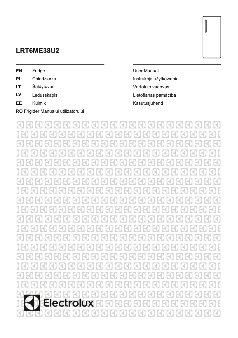 Page 1 de la notice Manuel utilisateur Electrolux LRT6ME38U2