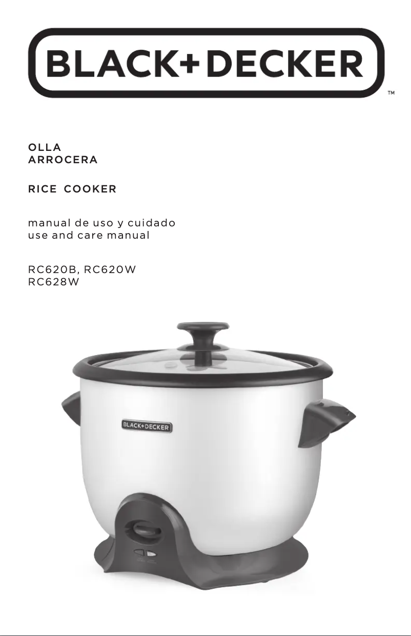 Image de la première page du manuel de l'appareil RC620B